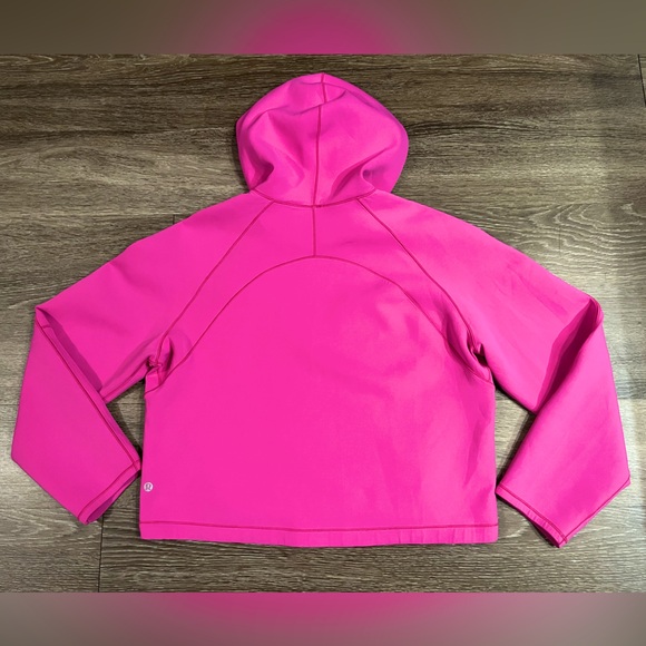 Lululemon AirWrap Pullover Hoodie in Sonic Pink Size 8 - Picture 7 of 8